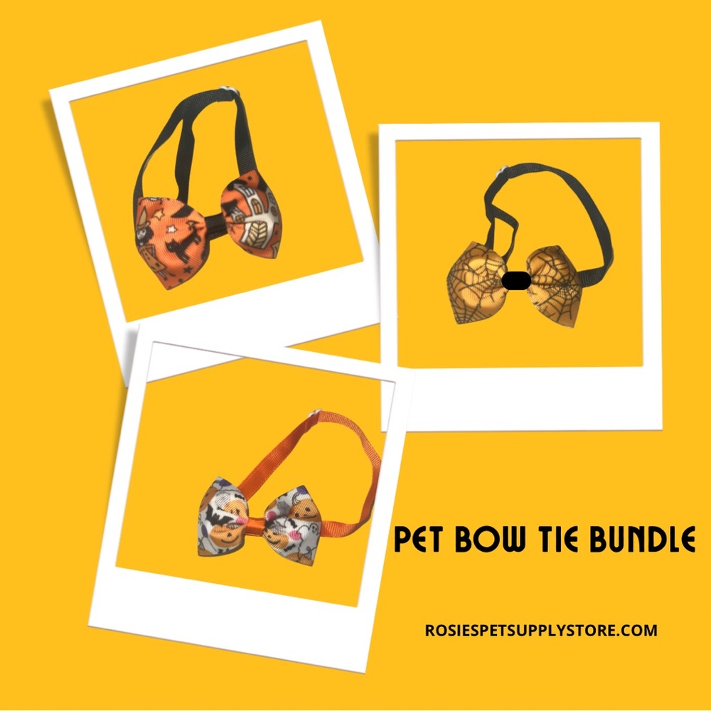 Halloween Pet Bowtie Bundle